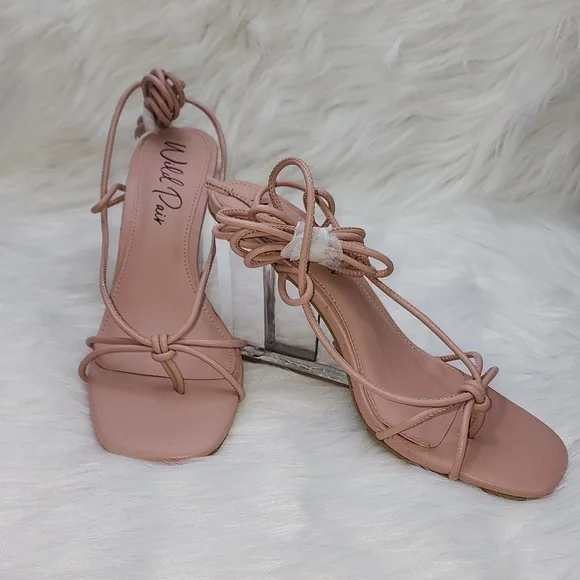 WILD PAIR Santeago Ankle-Tie Dress Sandals, Created for Macy's - Picture 2 of 7